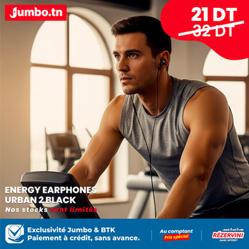 Energy Earphones Urban 2 Black Écouteurs Energy Sistem